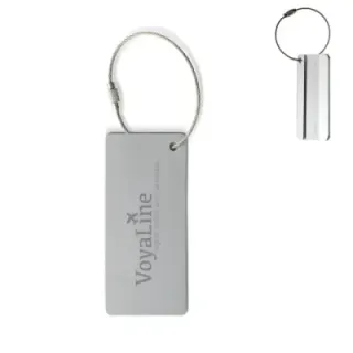 Aluminum luggage tag rectangle - LT99609 (gadzety reklamowe)